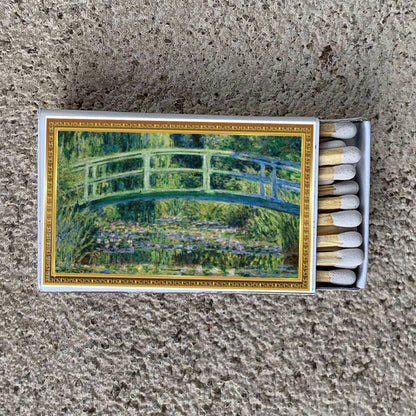 Art Monet Water Lilly Pond Matchbox