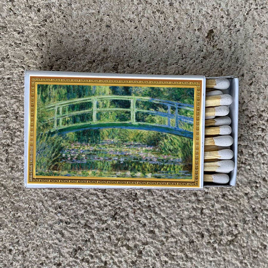 Art Monet Water Lilly Pond Matchbox