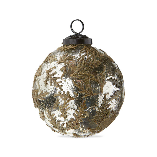 Glass Botanical Ornament, 4"