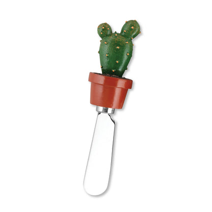 4-Piece Cactus Polyresin Cheese Spreader