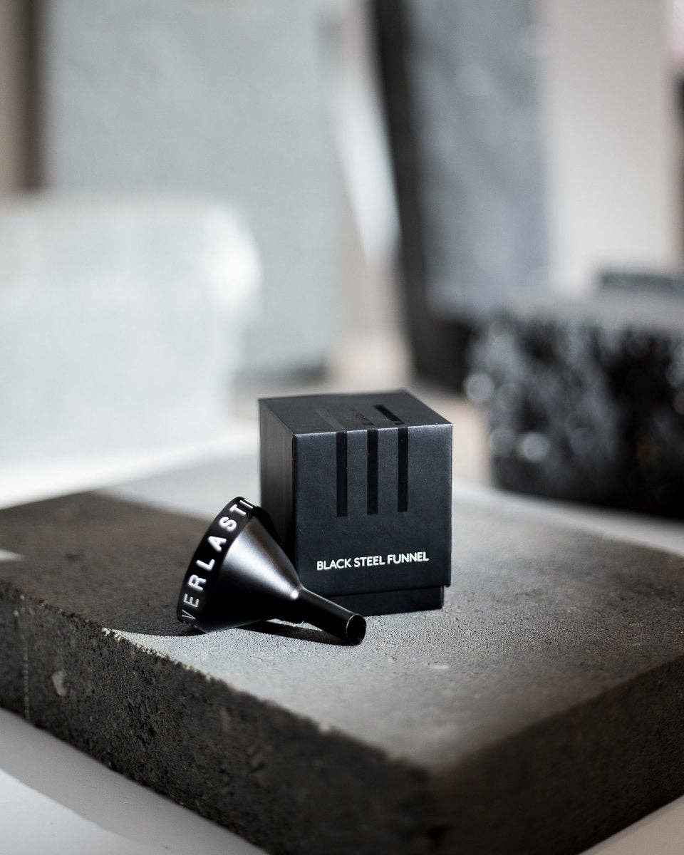 Black Steel Funnel for Pristine Oil [x1 Unit]