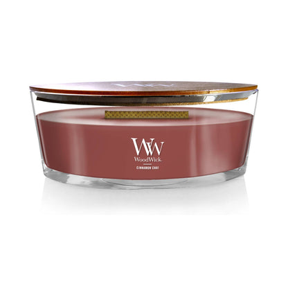 Cinnamon Chai Scented Ellipse Candle, 16 oz