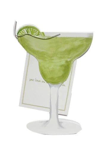 Margaritta with glitter Greeting Card