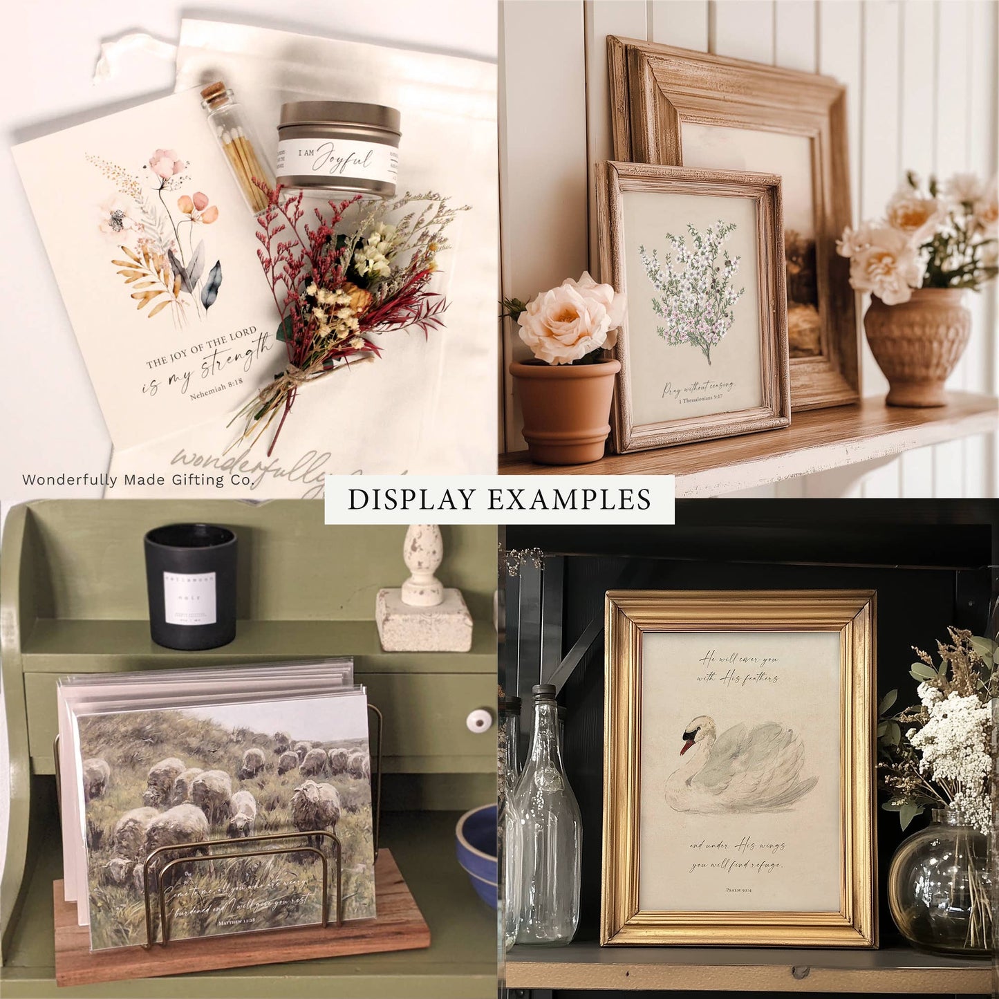 Fear Not - Wall Art Print Christian Gift Decor