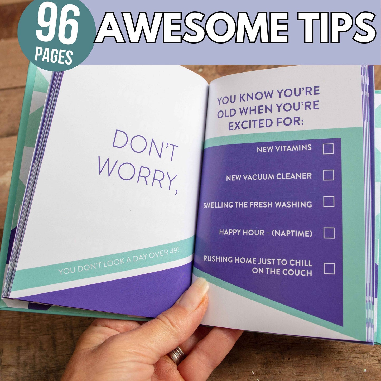 50: Older (Possibly Wiser) Age Books - 50th Birthday Gifts