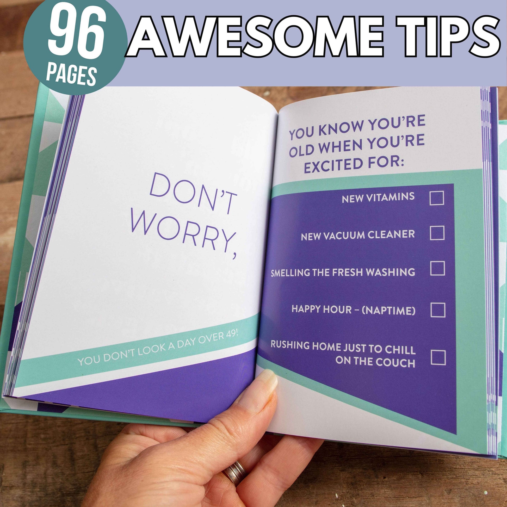 50: Older (Possibly Wiser) Age Books - 50th Birthday Gifts