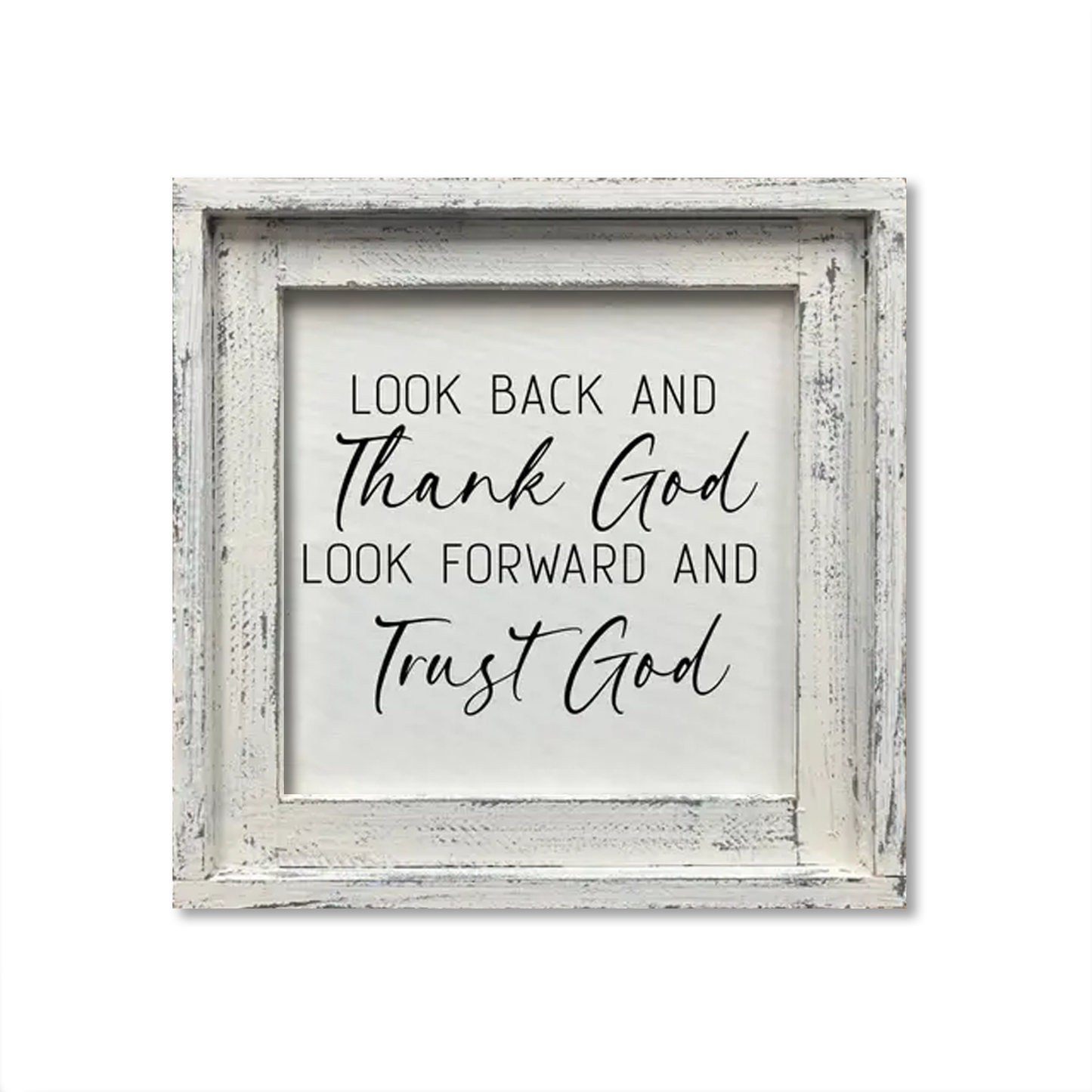 Jarmz Designs - LIENZO ENMARCADO GRACIAS A DIOS CONFÍA EN DIOS