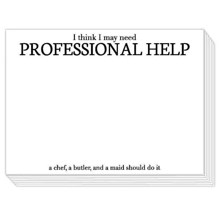 I Think I May Need Professional Help Slab Pad