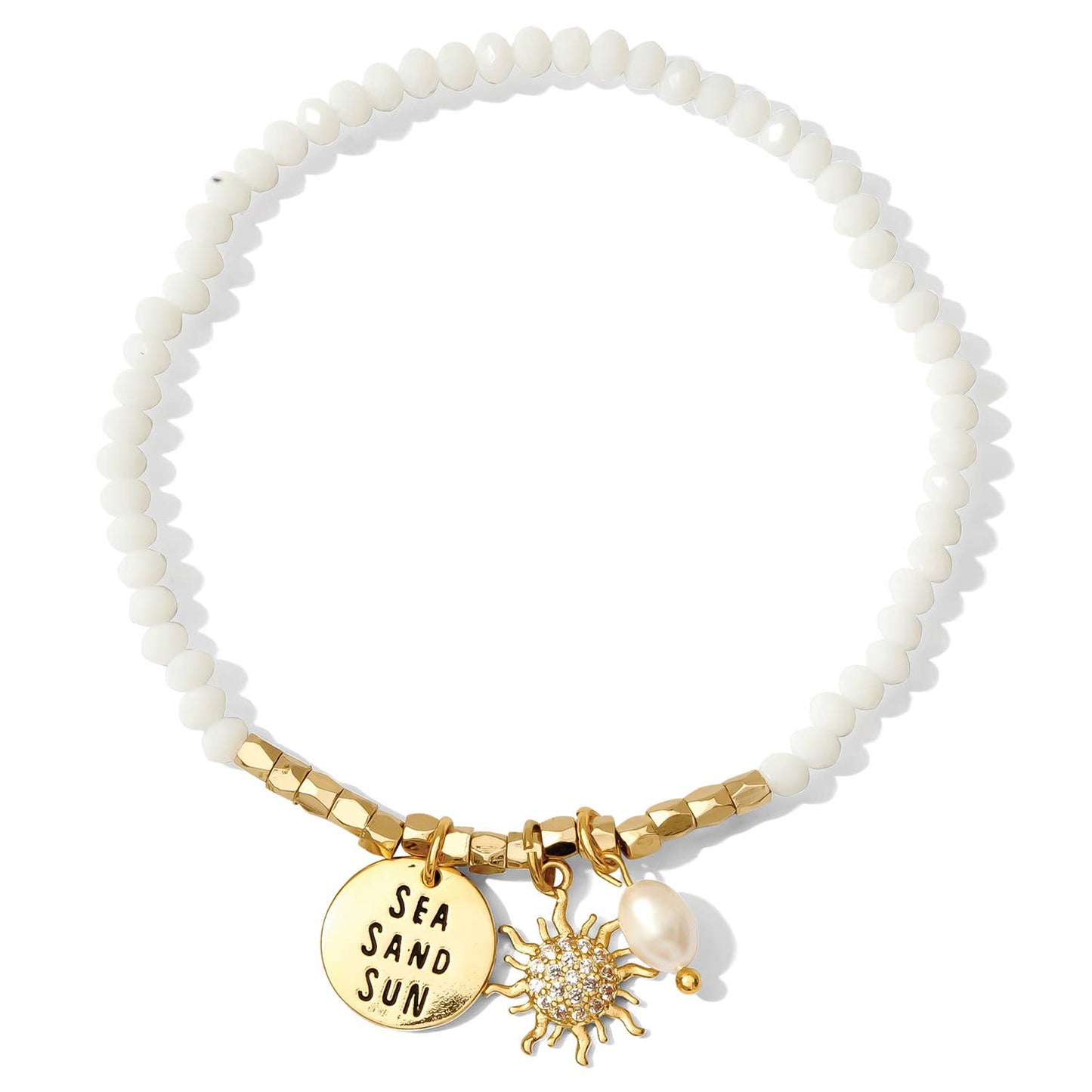 Espléndida pulsera Iris - Arena de mar y sol