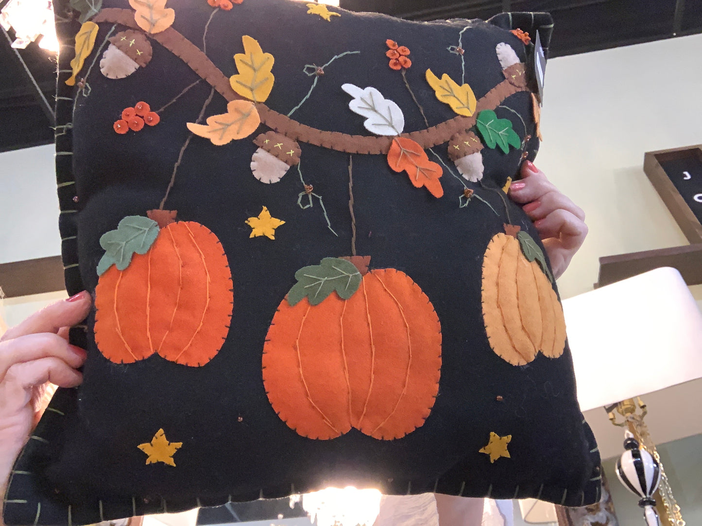 14x14 Pumpkin Pillow