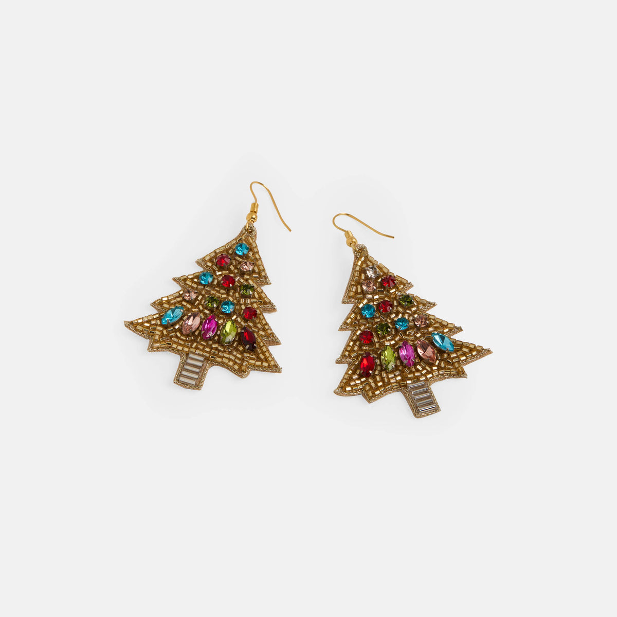 Glamourous Beaded Tree Earring