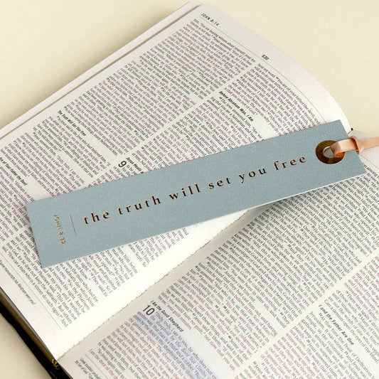 The Truth Will Set You Free Scripture Bookmark