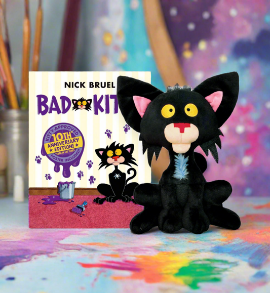 Bad Kitty Plush with hardcover book SOLD SEPARATELY