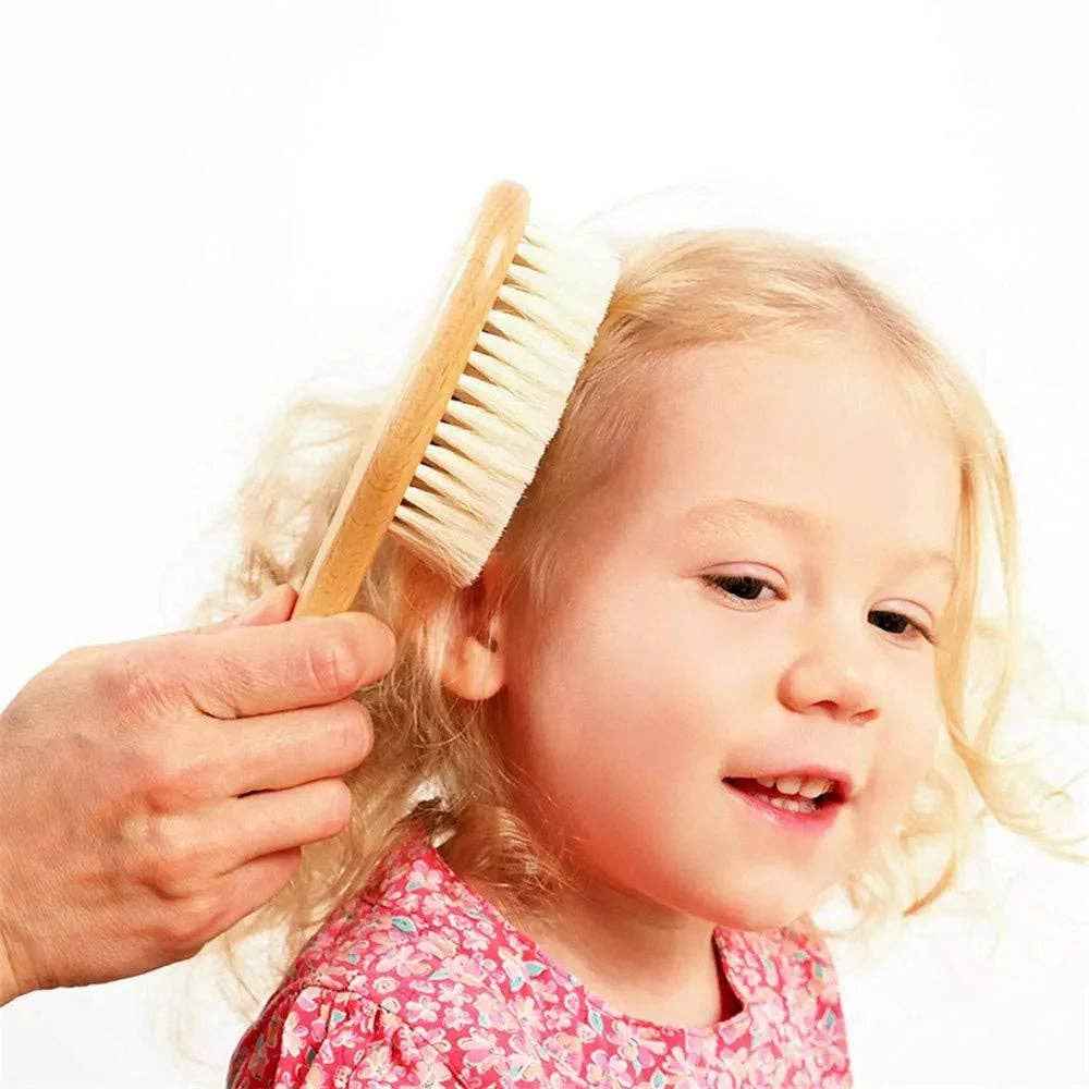Baby Hair Brush & Comb Set: 4pcs Brush Set