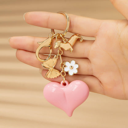 JOSSLYN by wall to wall - BAG CHARM-HEART DOG BAG CHARM KEY CHAIN | 80K087