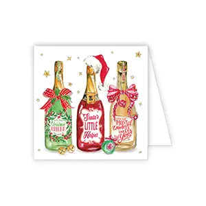 Enclosure Card Christmas Cheer Bottles