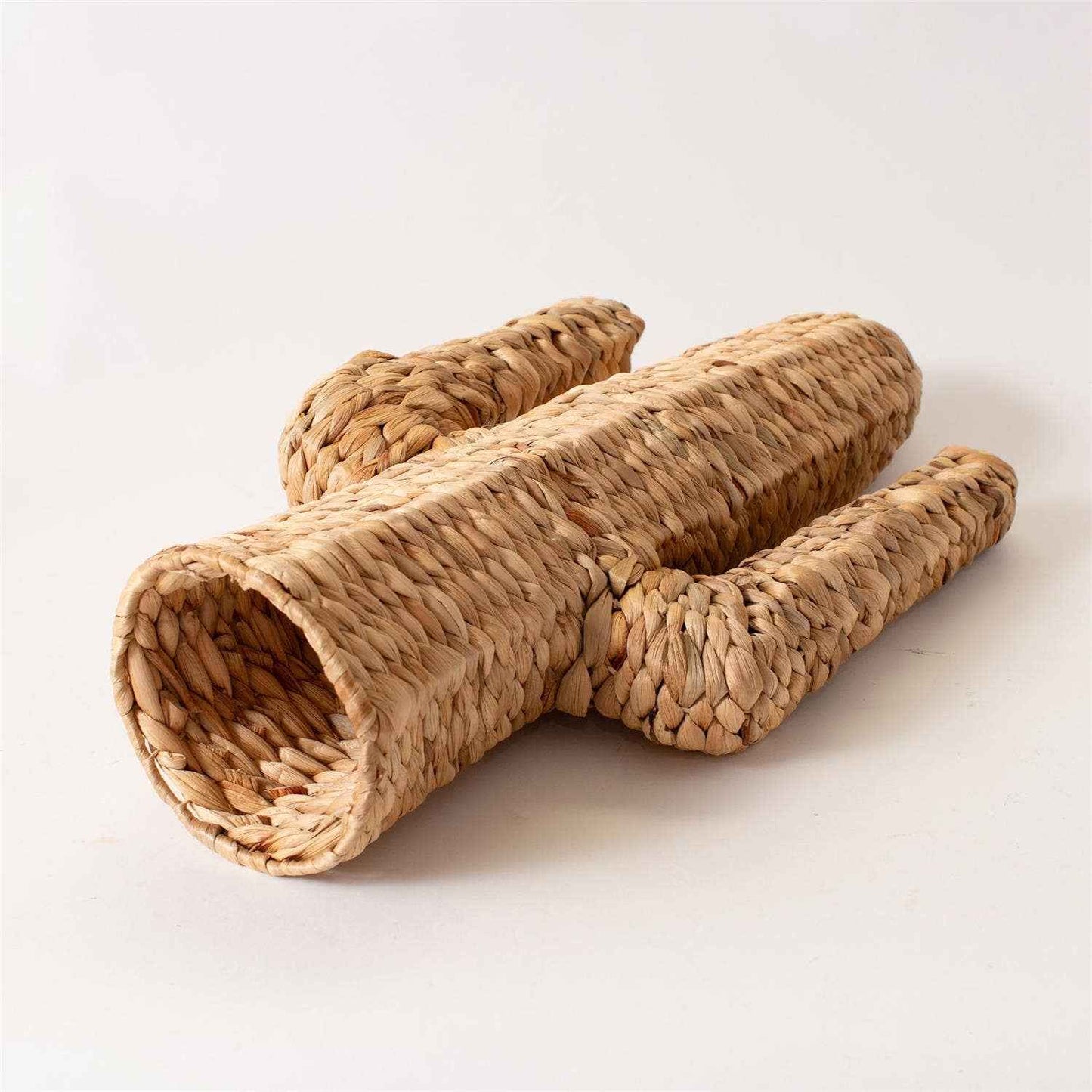 Cactus Figure Woven Water Hyacinth, Lg (Pk/02)