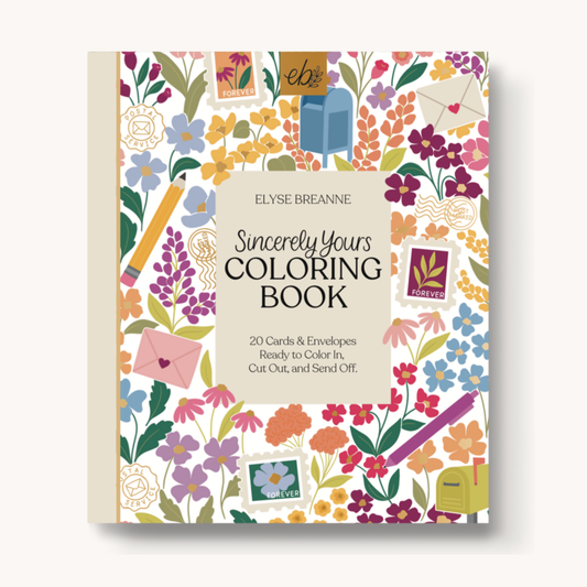 Elyse Breanne Design - Sincerely Yours Coloring Book