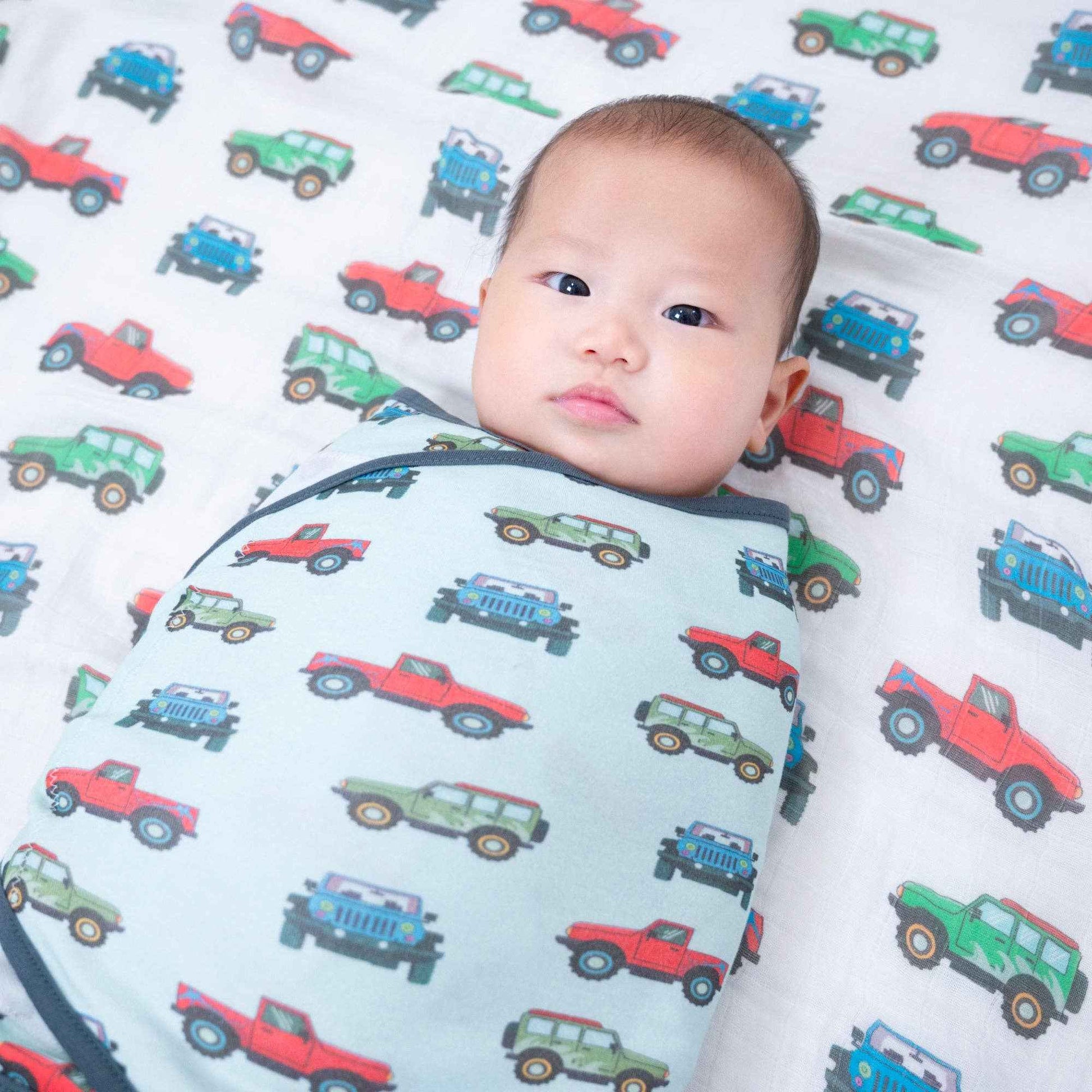 LollyBanks - Adventure is calling Baby Sleep Swaddle 100% Organic Cotton