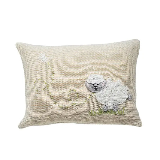 Lamb Mini Pillow - Ecru