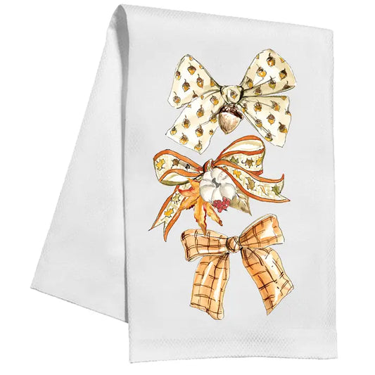 Kitchen Towel Autumn Bows