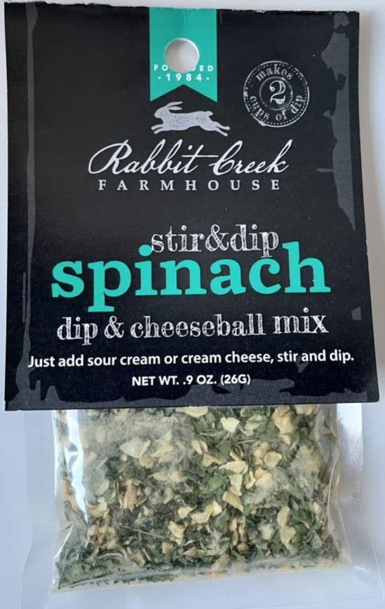 Spinach Dip & Cheeseball Mix - Rabbit Creek Gourmet