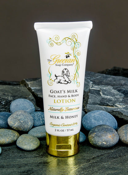The Grecian Soap Company - Organic Beauty Hydrating Goat Milk Lotion Tubes 2oz.