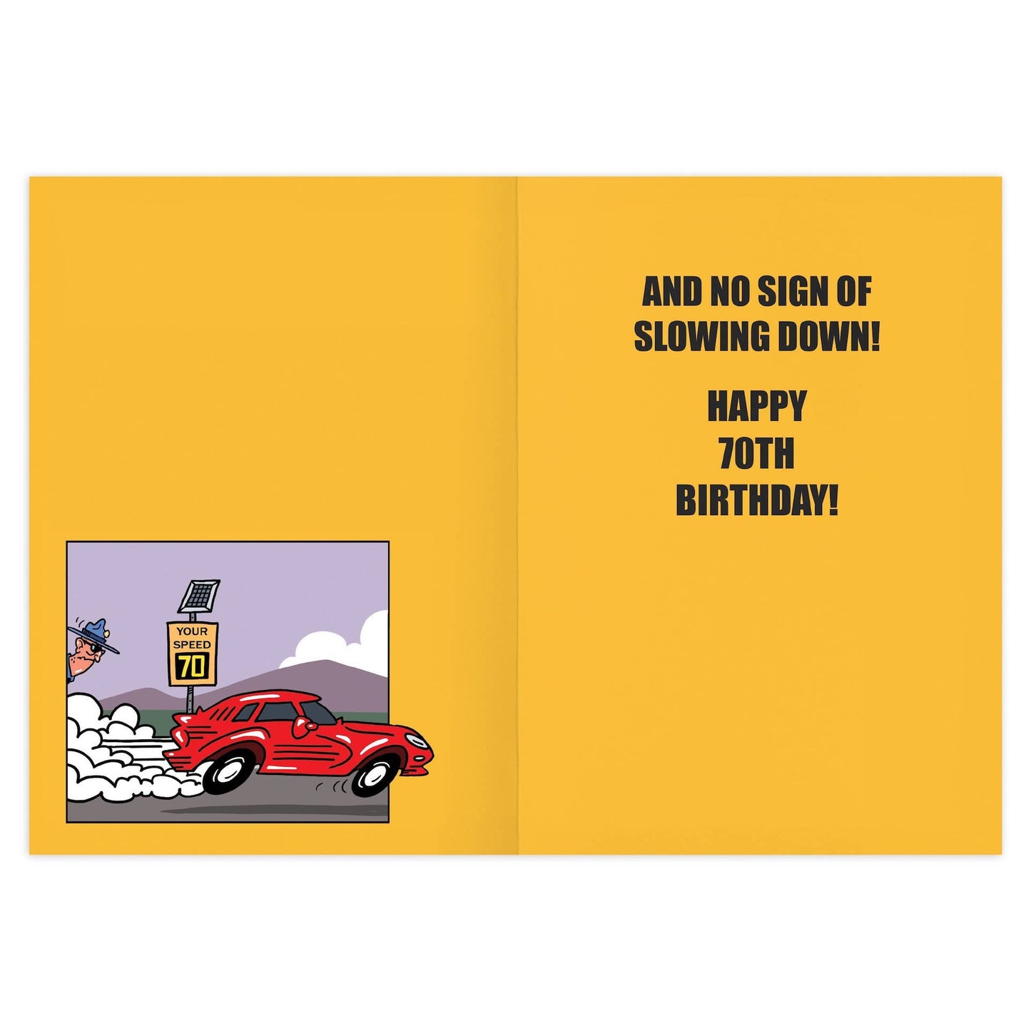 You Hit 70! 70th Birthday Card