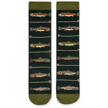 Keepin' It Reel Funny Fishing Socks Gift for Men Accessory