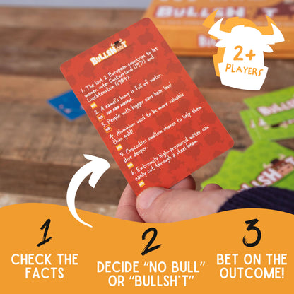 Bullshit Game - A Game of Bluffs - Funny Adult Party Game