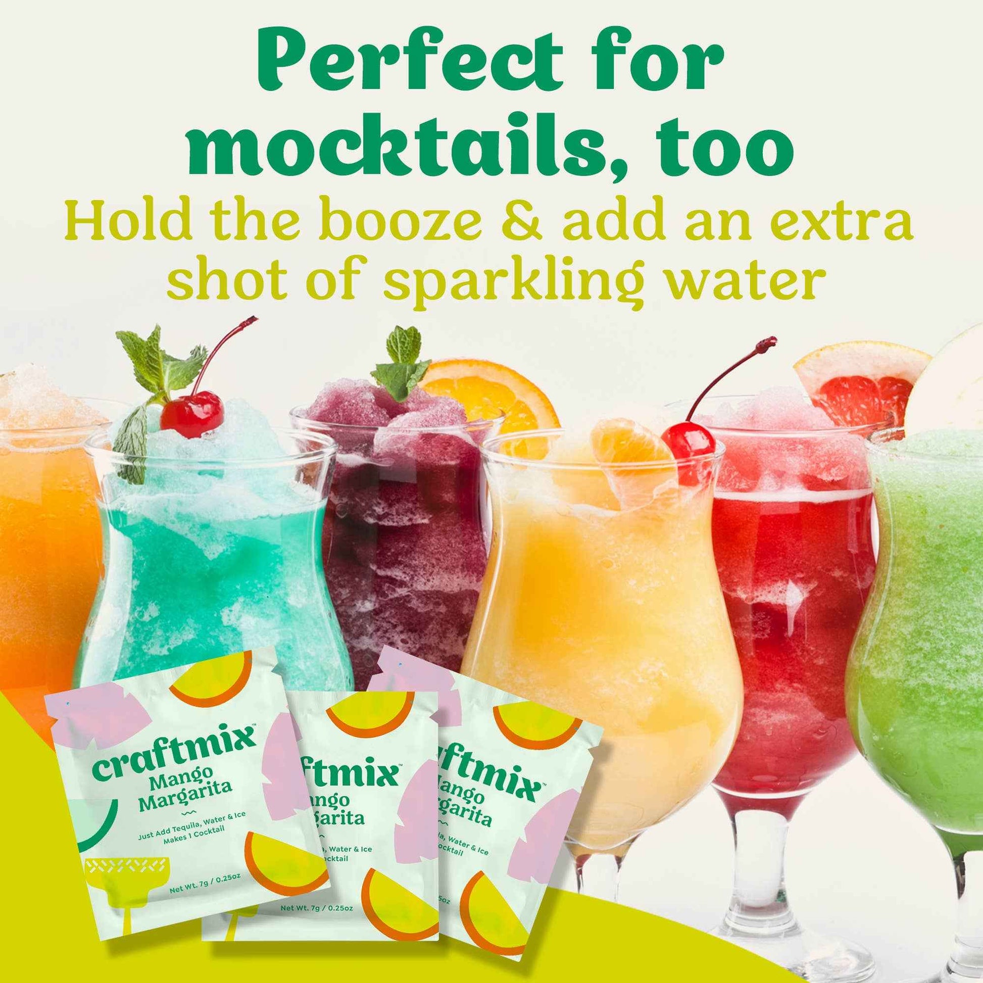 Craftmix - Mango Margarita Cocktail / Mocktail Mixer - 24ct Caddy