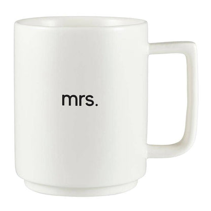 Stack Mug Set Mr. & Mrs.