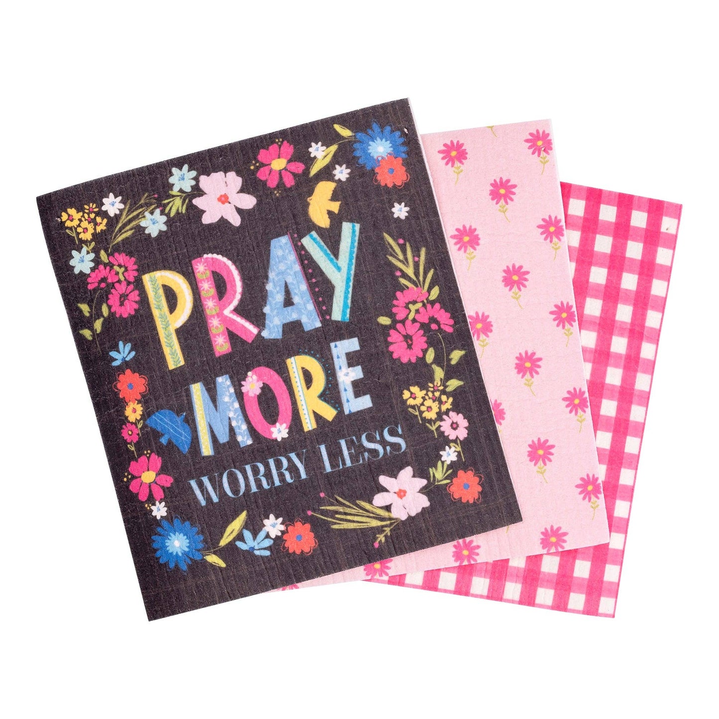 Divinity Boutique - ECO Friendly Dishcloth Set: Pray More