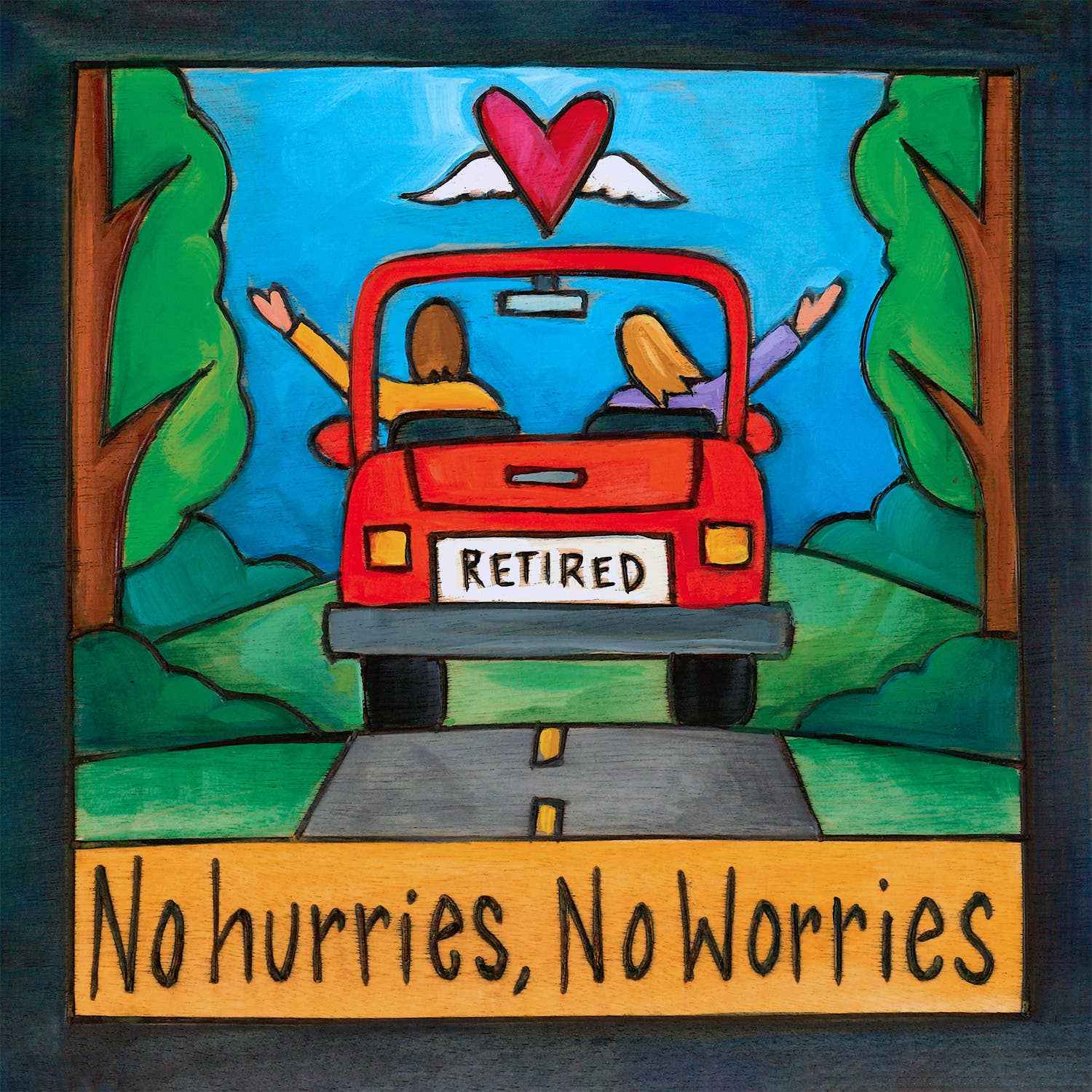 Wall Plaque - 6x6 | "Life Begins Now’"