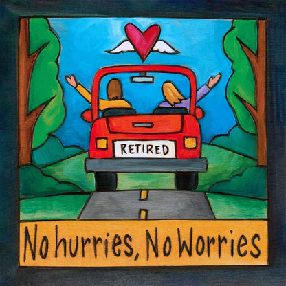Wall Plaque - 6x6 | "Life Begins Now’"