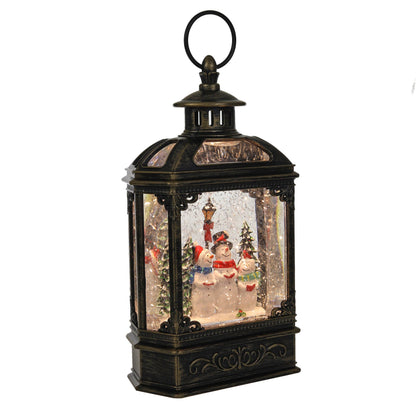 Christmas Vintage Snow Globe Lantern