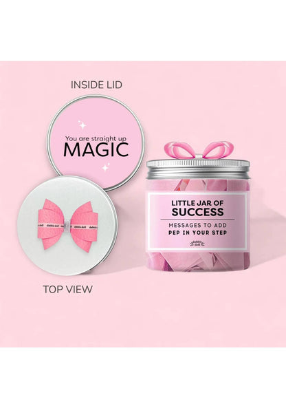 Success Jar-Uplifting Mood Boosting Motivation Gift with Box