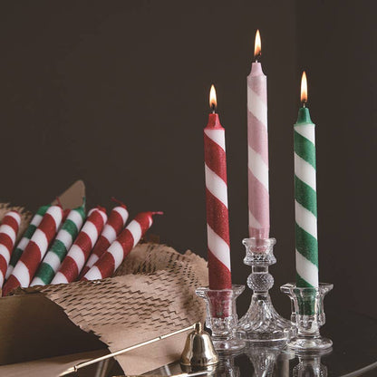 Velas Meta - 3 velas aromáticas navideñas de estilo nórdico de 20 cm
