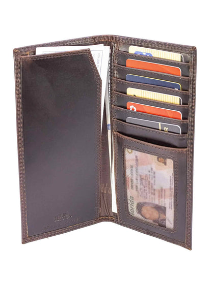 Buck Leather Roper Wallet: Realtree