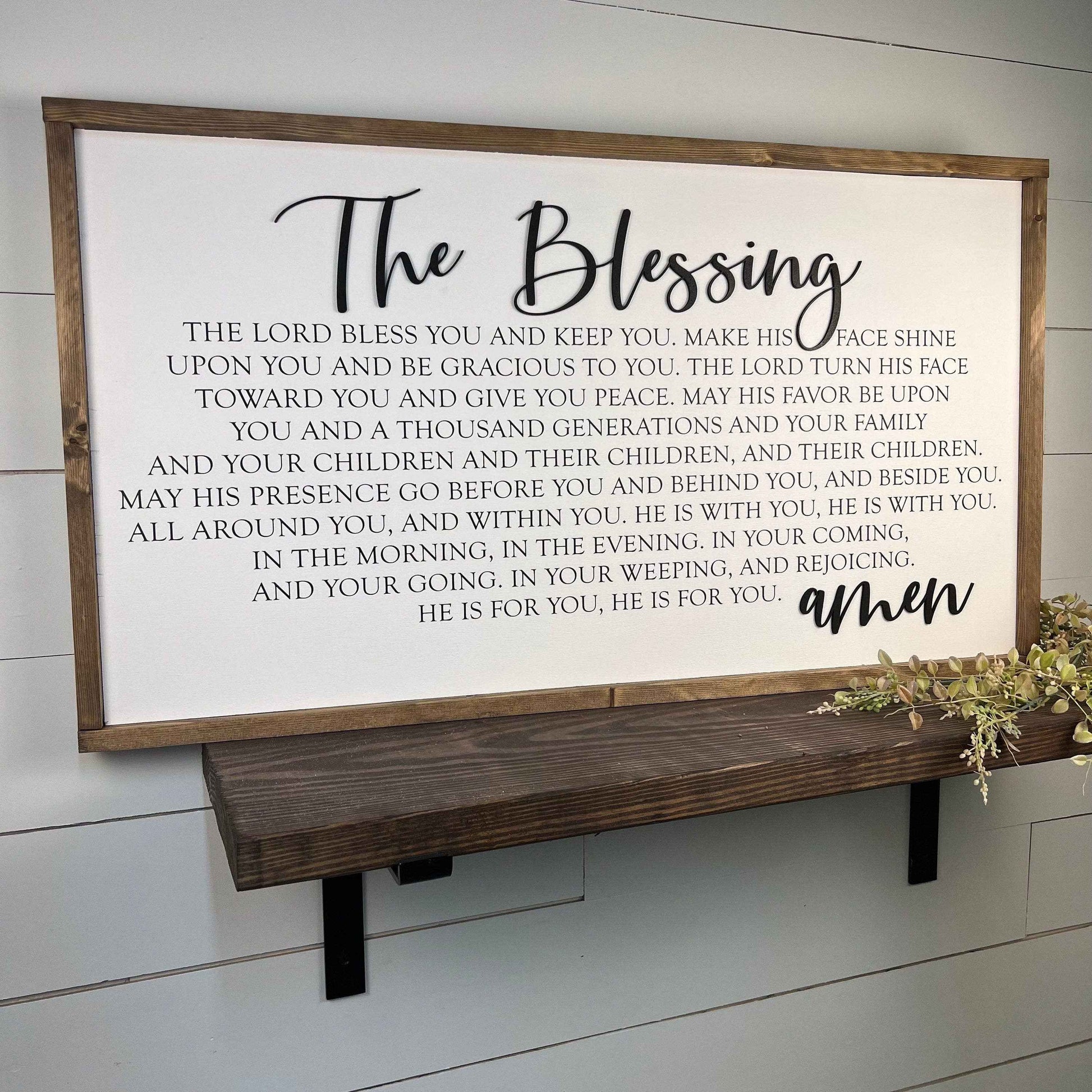 This Phrase of Life - The blessing - wood sign - mantle decor [FREE SHIPPING!]