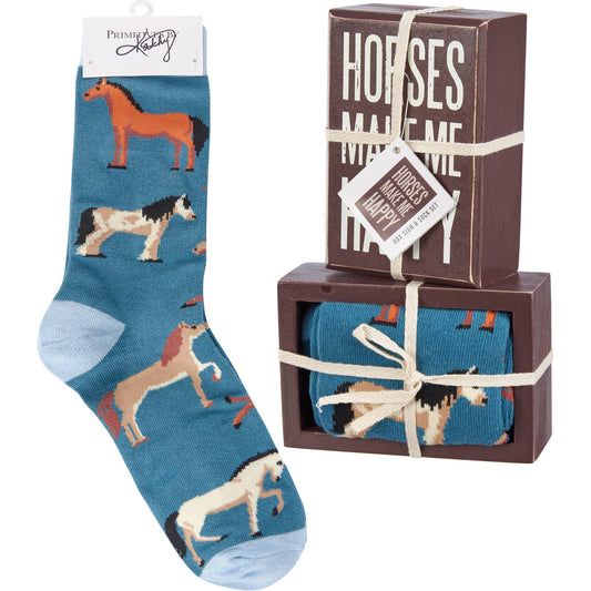 Horses Sign Sock Set