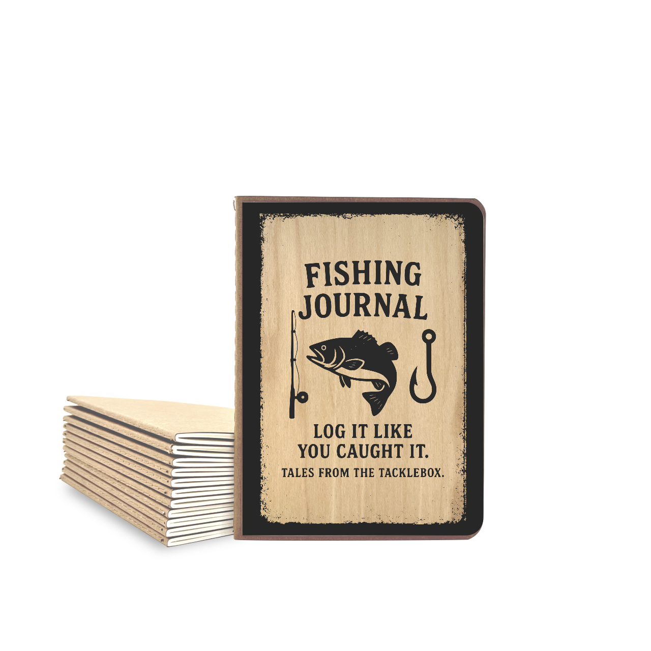 Fishing Journal - Wood Cover