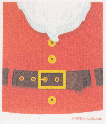 Swedish Dishcloth Christmas Santas Coat