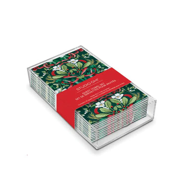 Red Ribbon Christmas Guest Towel Set