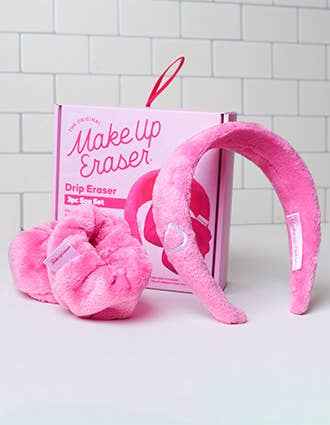 The Original MakeUp Eraser - Drip Eraser Spa Gift Set | Pink