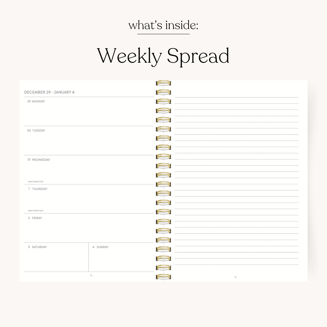 Elyse Breanne Design - Porcelain 2026 Yearly Planner