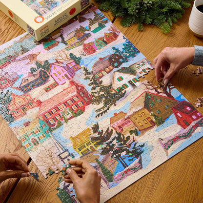Winter Village 500 Piece Christmas Puzzle