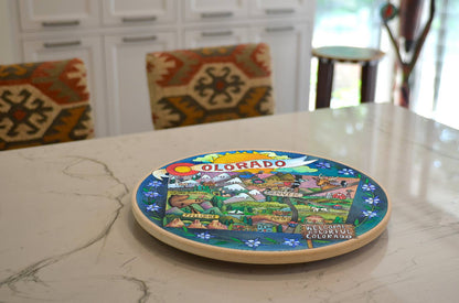 "Rocky Mountain High" | Colorado Lazy Susan