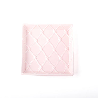 8 Oak Lane - Pink Textured Beverage Napkin Tray