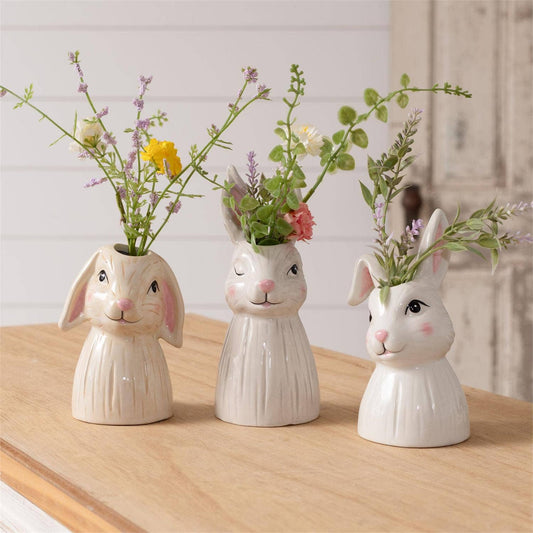 Bud Vases - Bunnies -assorted-each sold separately